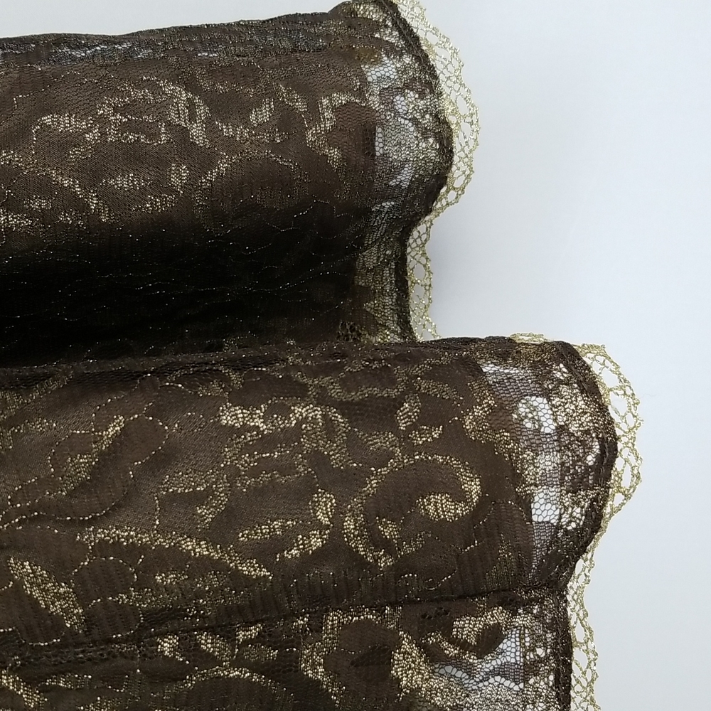 Papell Studio metallic lace skirt size M NWT - Picture 2 of 8